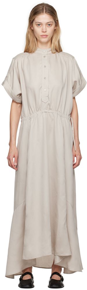 Isabel Marant Etoile Taupe Valencia Maxi Dress
