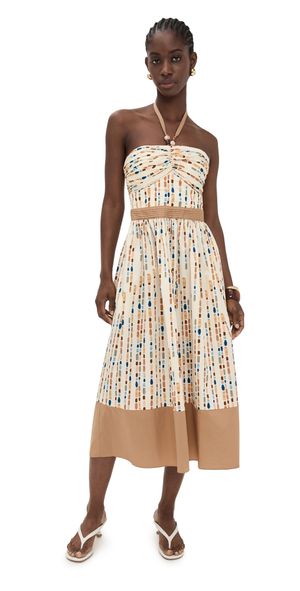 Shoshanna Serene Dress Ivory Multi 6