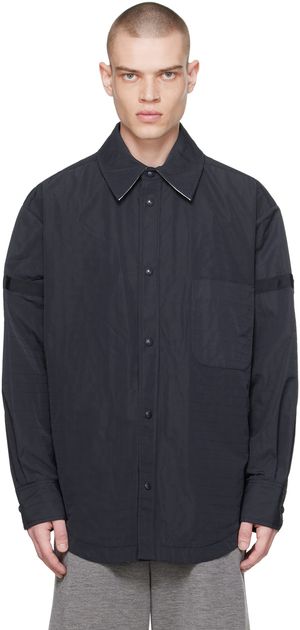Thom Browne Navy Seam Pocket Jacket