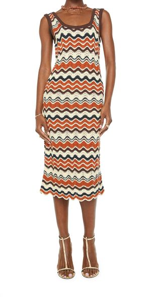 MOTHER The Square Neck Dress Mirage M