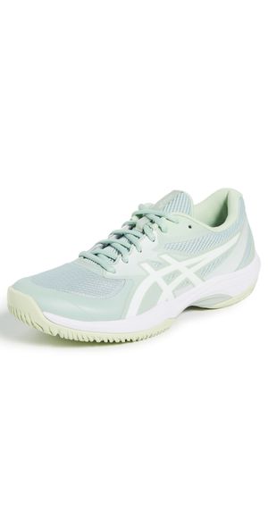 ASICS Game FF Tennis Sneakers Lichen Rock/White 8.5