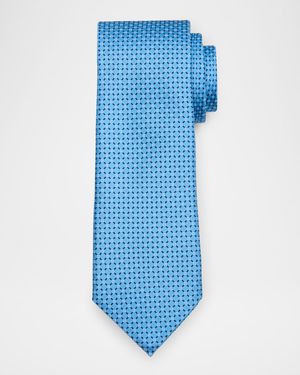 Men's Connected Boxes Silk Tie