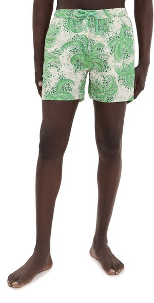Tombolo Palm Fronds Swim Trunks Green S
