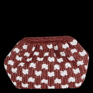 Essentiel Antwerp - Pochette imprimé - Taille Unique - Rouge