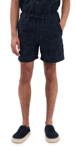 OAS Night Lagoon Terry Shorts 6 Blue S