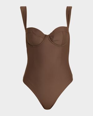 Kyle Bustier One-Piece Swimsuit