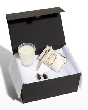 NEST New York Candle, Mignonne Gavigan Earrings & Marc Jacobs Card Case Gift Box Set