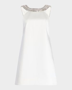 Kenai Crystal Embellished Mini Dress