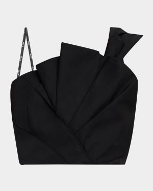 Opal Pleated Crop Top