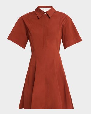 Dell Short-Sleeve Mini Dress