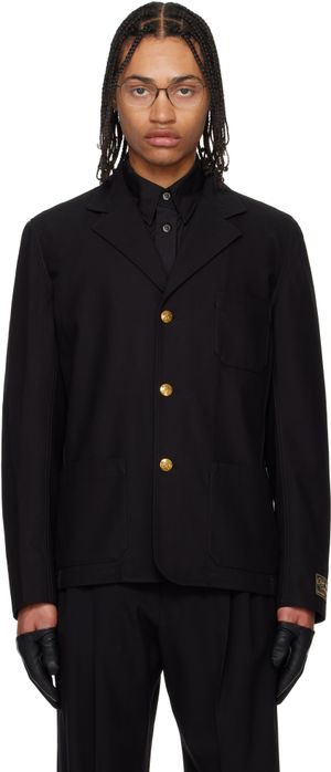 WILLY CHAVARRIA Black Workwear Blazer