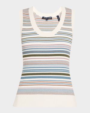 Ezinna Stripe Knit Tank Top