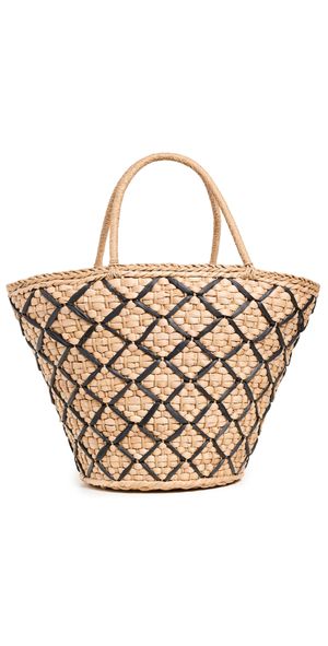 LSPACE Palma Nights Bag Natural/Black One Size