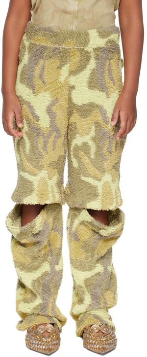 Isa Boulder SSENSE Exclusive Kids Green Lounge Pants