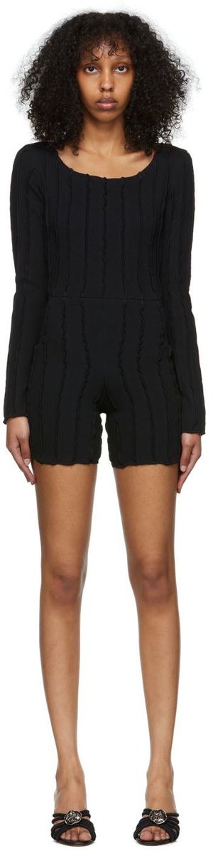 Helenamanzano SSENSE Exclusive Black Carmen Jumpsuit