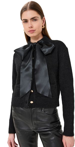 ANINE BING Rhodes Cardigan Black M