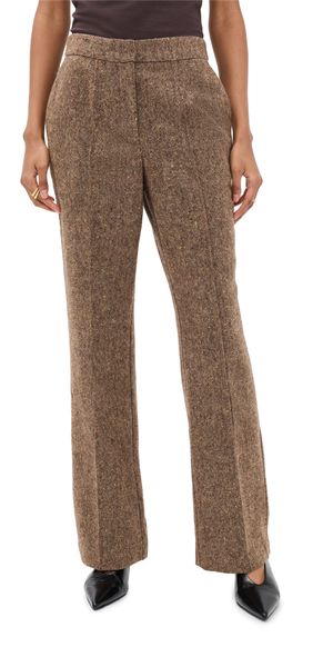 ALIGNE Lena Wool Mix Trousers Brown 0