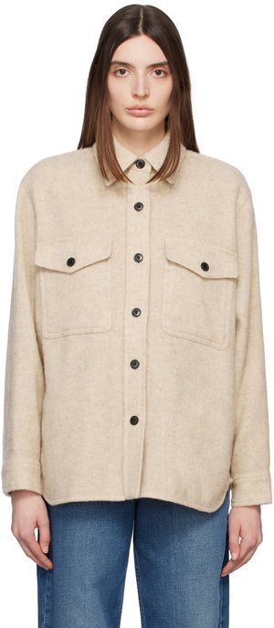 Isabel Marant Etoile Beige Faxon Jacket