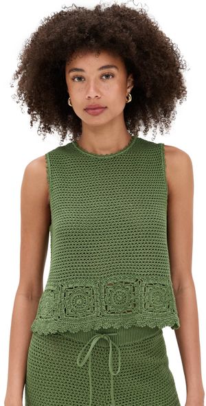 RAILS Hazel Top Dill L