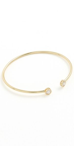 SHASHI Caroline Cuff Bracelet Gold One Size