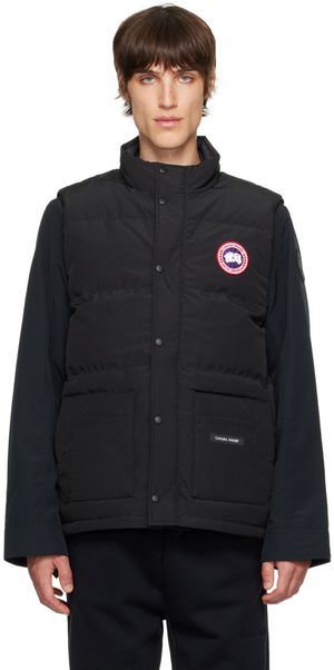 Canada Goose Black Freestyle Crew Down Vest