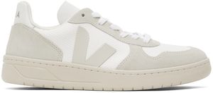 VEJA Baskets V-10 beige et blanc en B-Mesh