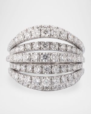 18K White Gold Diamond Ring