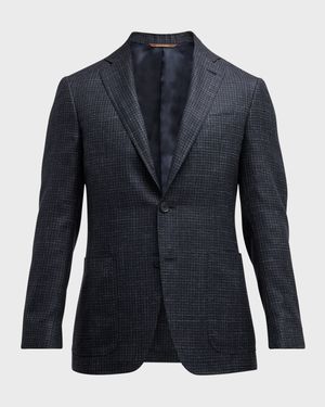 Men's Small Check Sport Coat