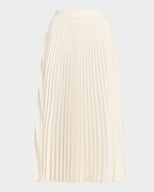 Melanie Pleated Midi Skirt