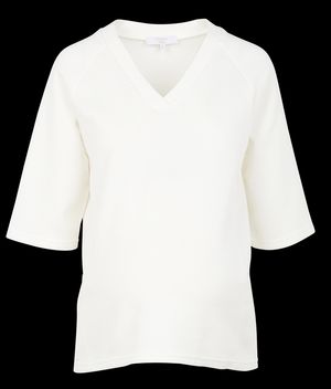 Polina - Tee-shirt de grossesse à manches raglans - Taille XL - Blanc
