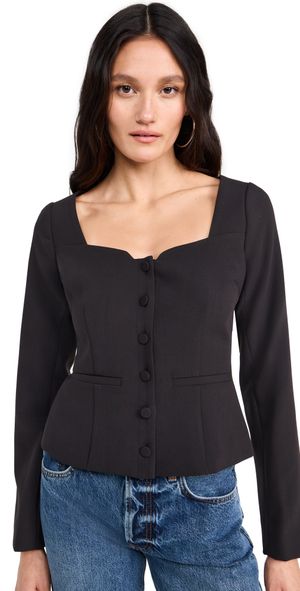 PAIGE Rhea Top Black 00