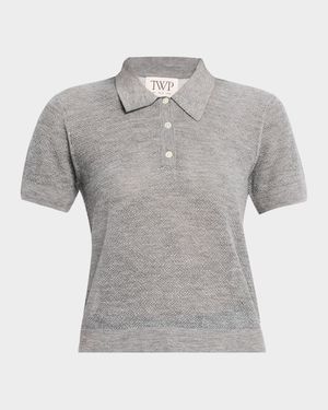 Gauze Cashmere Polo