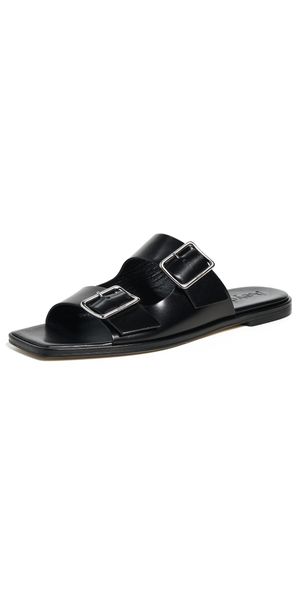 AEYDE Tonya Calf Leather Black Sandals Black 36