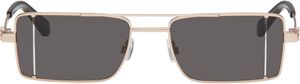 Off-White Gold Cortez Sunglasses