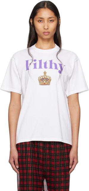 UNDERCOVER White 'Filthy' T-shirt
