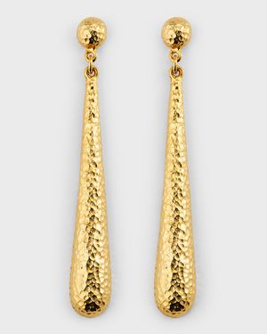 Hammered Gold Earrings