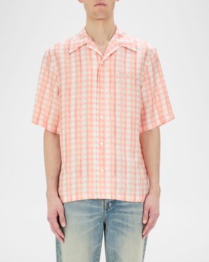 Men's Silk MA Quad Bowling Shirt