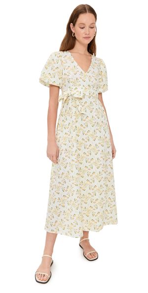 La Maregold Flora Wrap Dress Vine Floral M