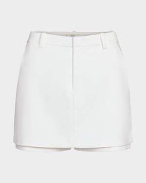 Tailored Mid-Rise Skort