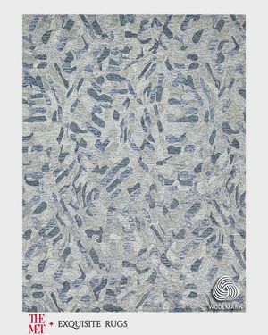 Botanica Hand-Tufted Blue Rug, 10' x 14'