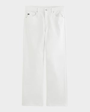 Brinley Mid-Rise Straight Crop Jeans