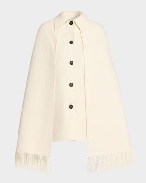 Fringe Cape Coat