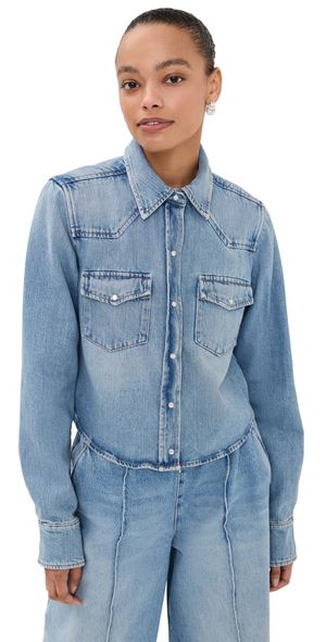 SPRWMN Cropped Western Shirt Paradis L