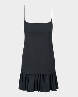 Ari Ruffled Drop-Waist Mini Dress
