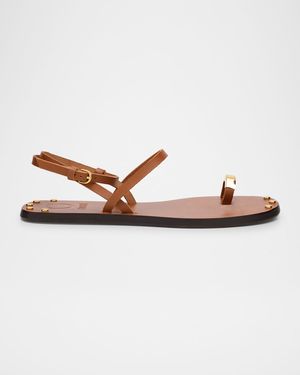 Fara Toe-Ring Flat Sandals