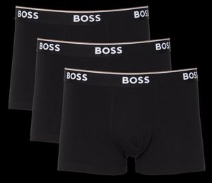 Boss - Lot de 3 boxers en coton mélangé - Taille 2XL - Noir