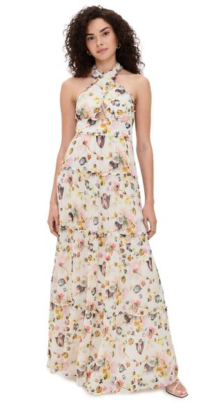 Amanda Uprichard Estella Maxi Dress Ambrose Print M