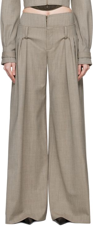 KNWLS Gray Bayon Trousers