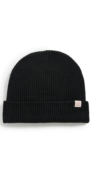 Marine Layer Tahoe Beanie Black One Size