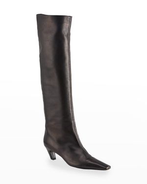 Davis Slouchy Leather Knee Boots